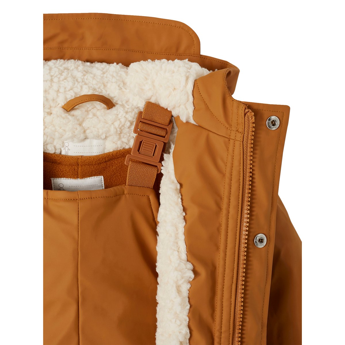 Manteau et pantalon de pluie caramel, VERTBAUDET