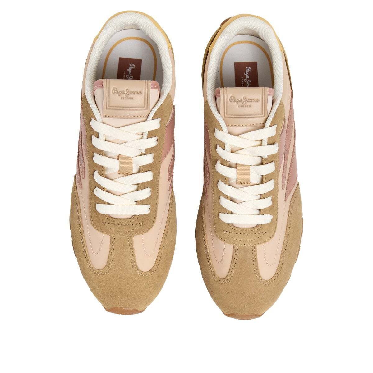 Jane - Baskets De Running Rétro beige nu, PEPE JEANS