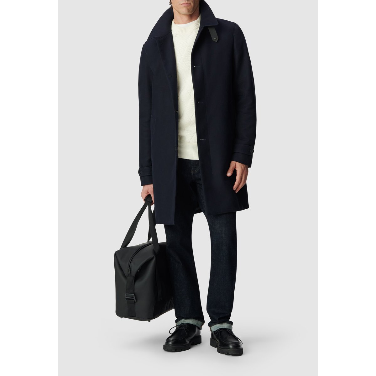 Trench avec parementure amovible bleu marine, IKKS