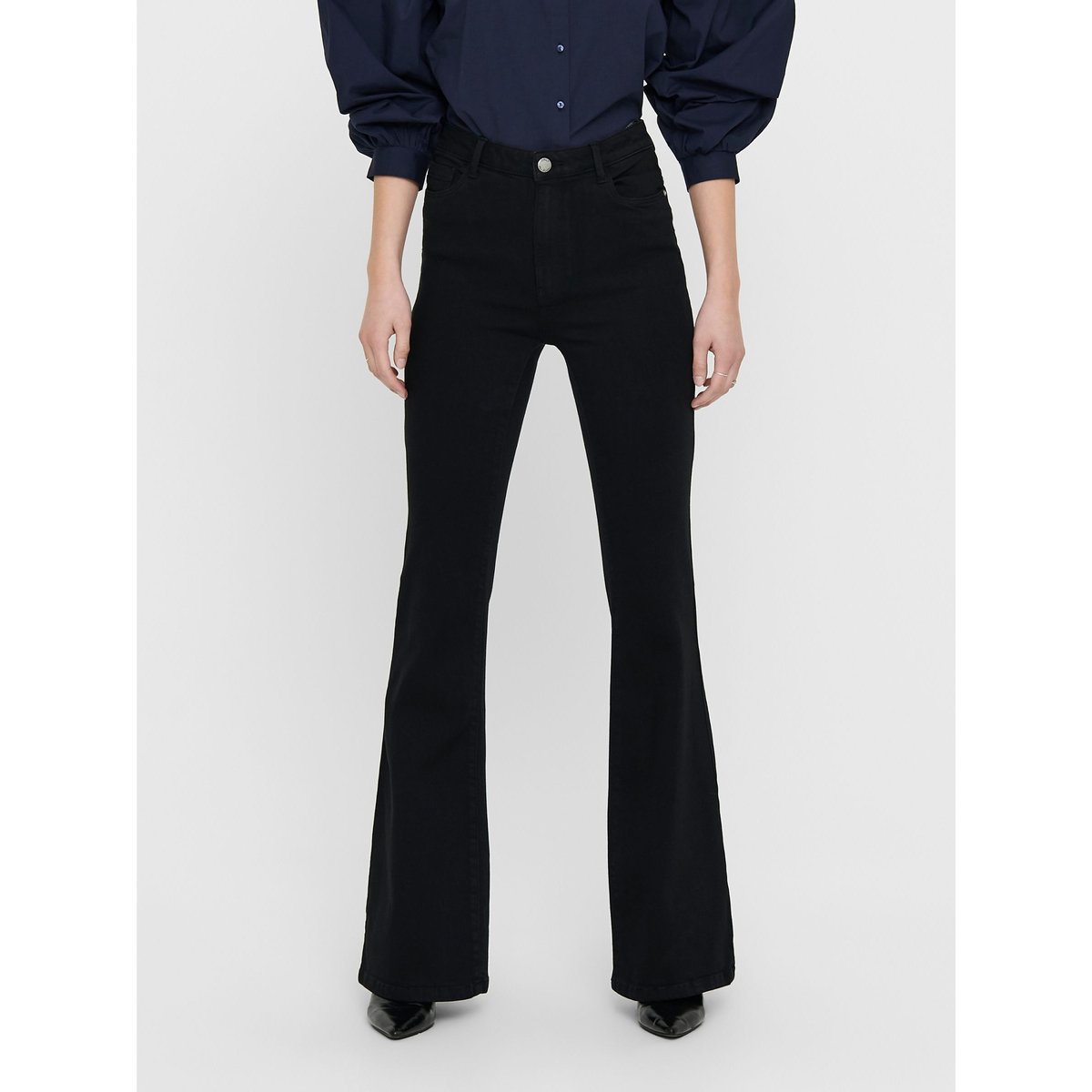 Jean Flared black denim, ONLY