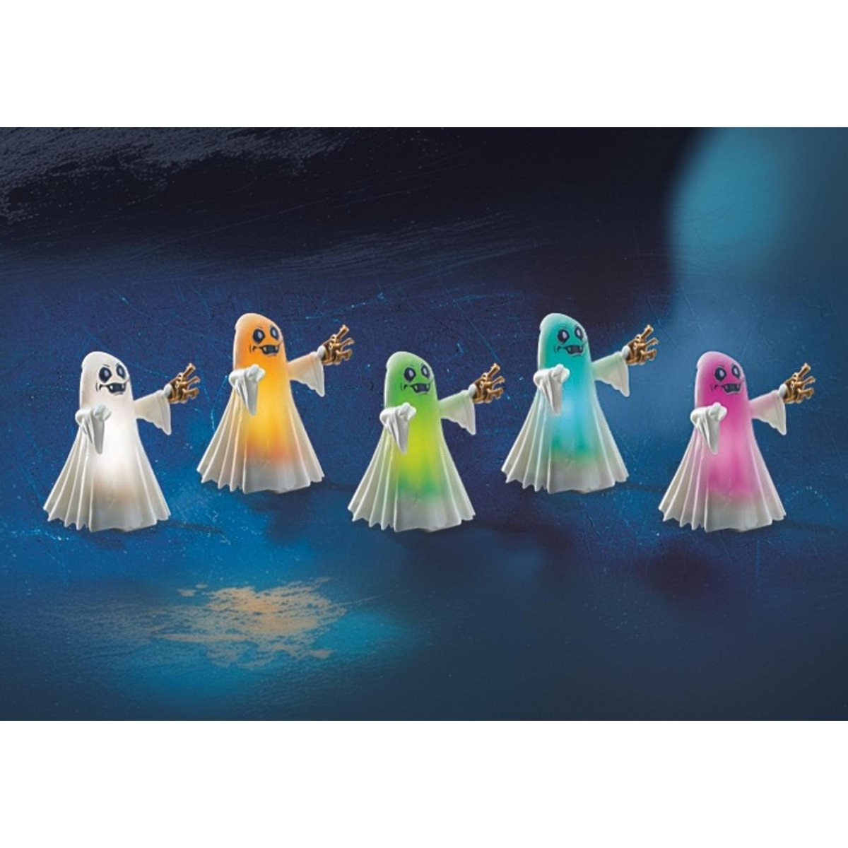 Chevalier et fantôme effets lumineux multicolores multicolore, PLAYMOBIL