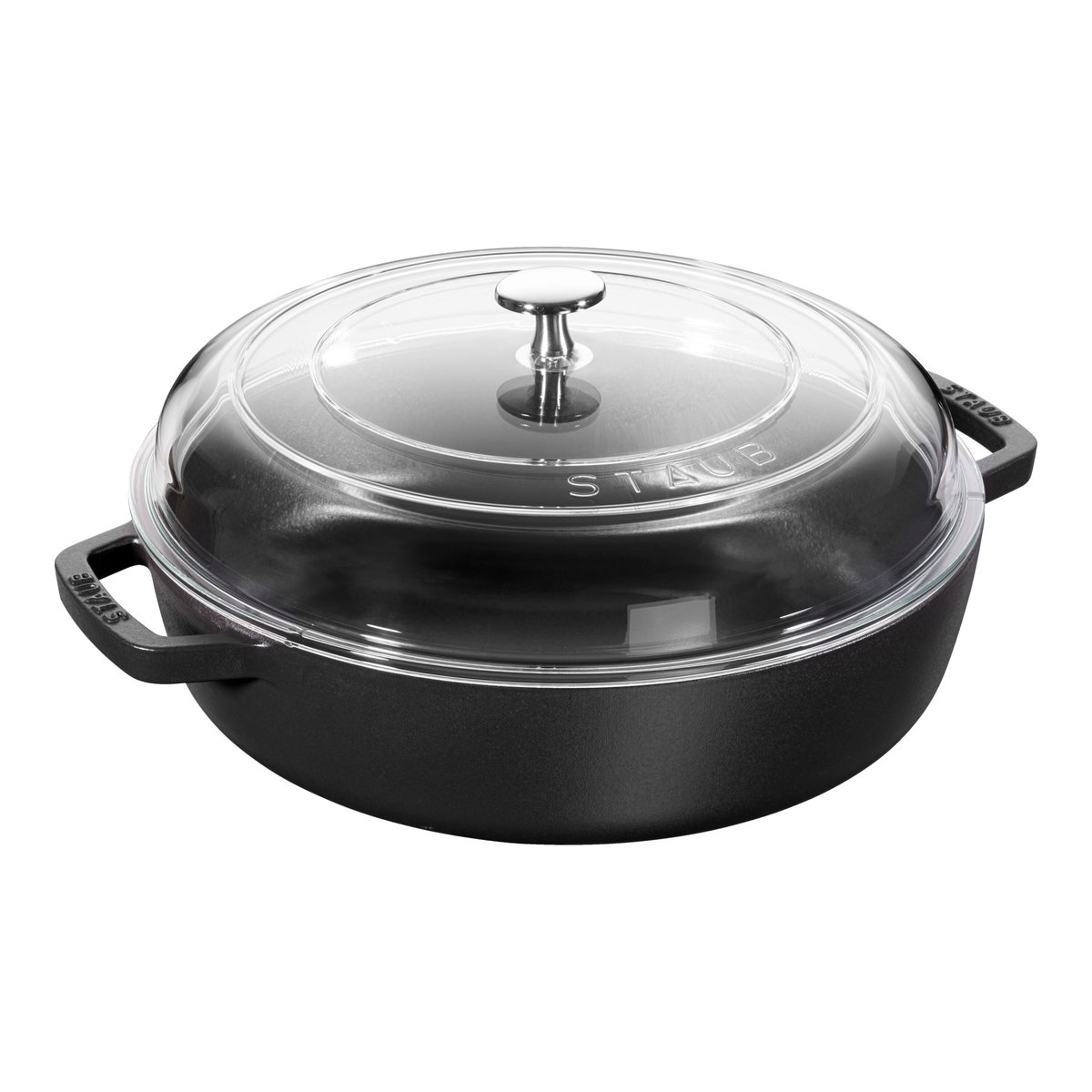 24 cm, Sauteuse Chistera, Grenadine blanc, STAUB