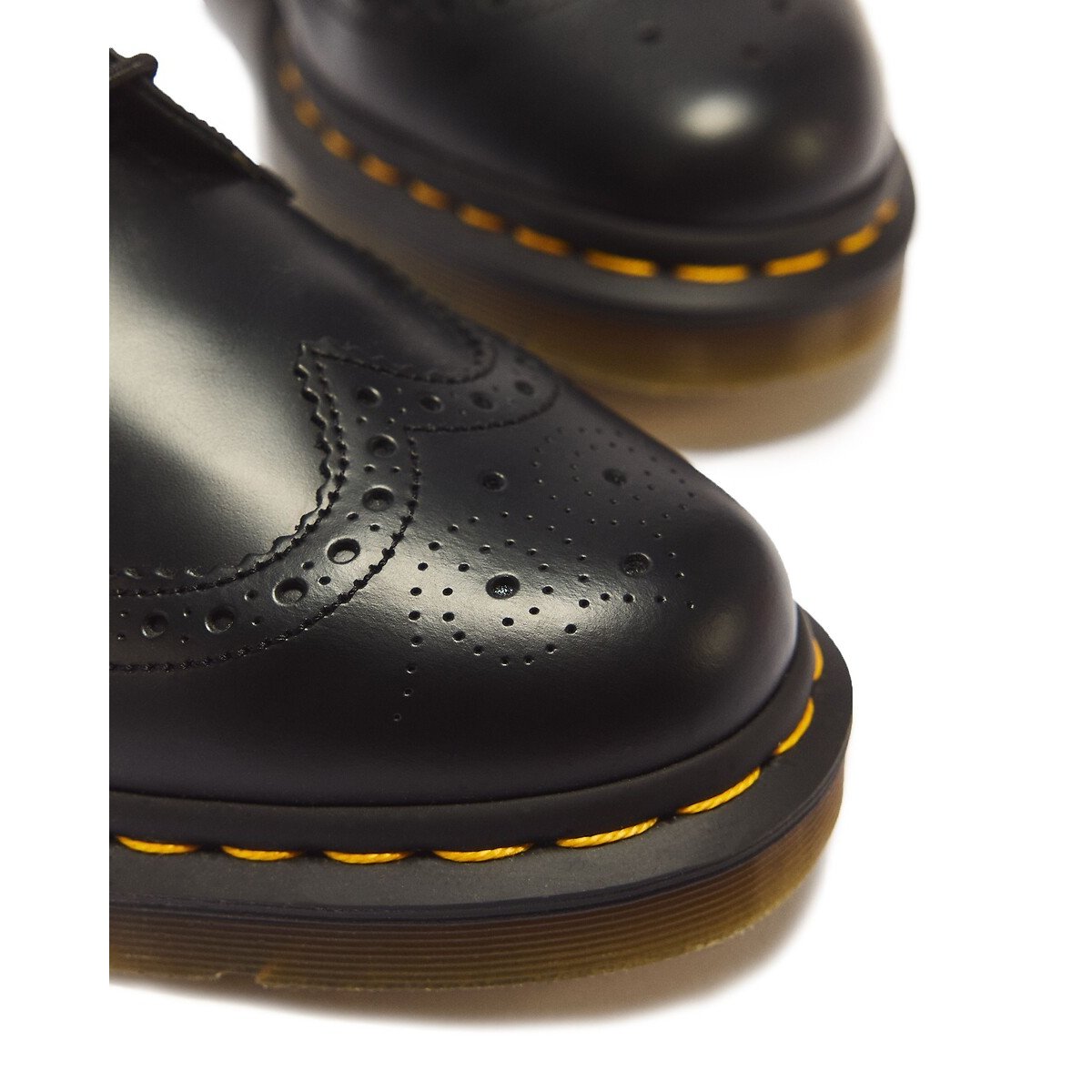 Derbies Richelieu 3989 YS en cuir Smooth noir, DR. MARTENS