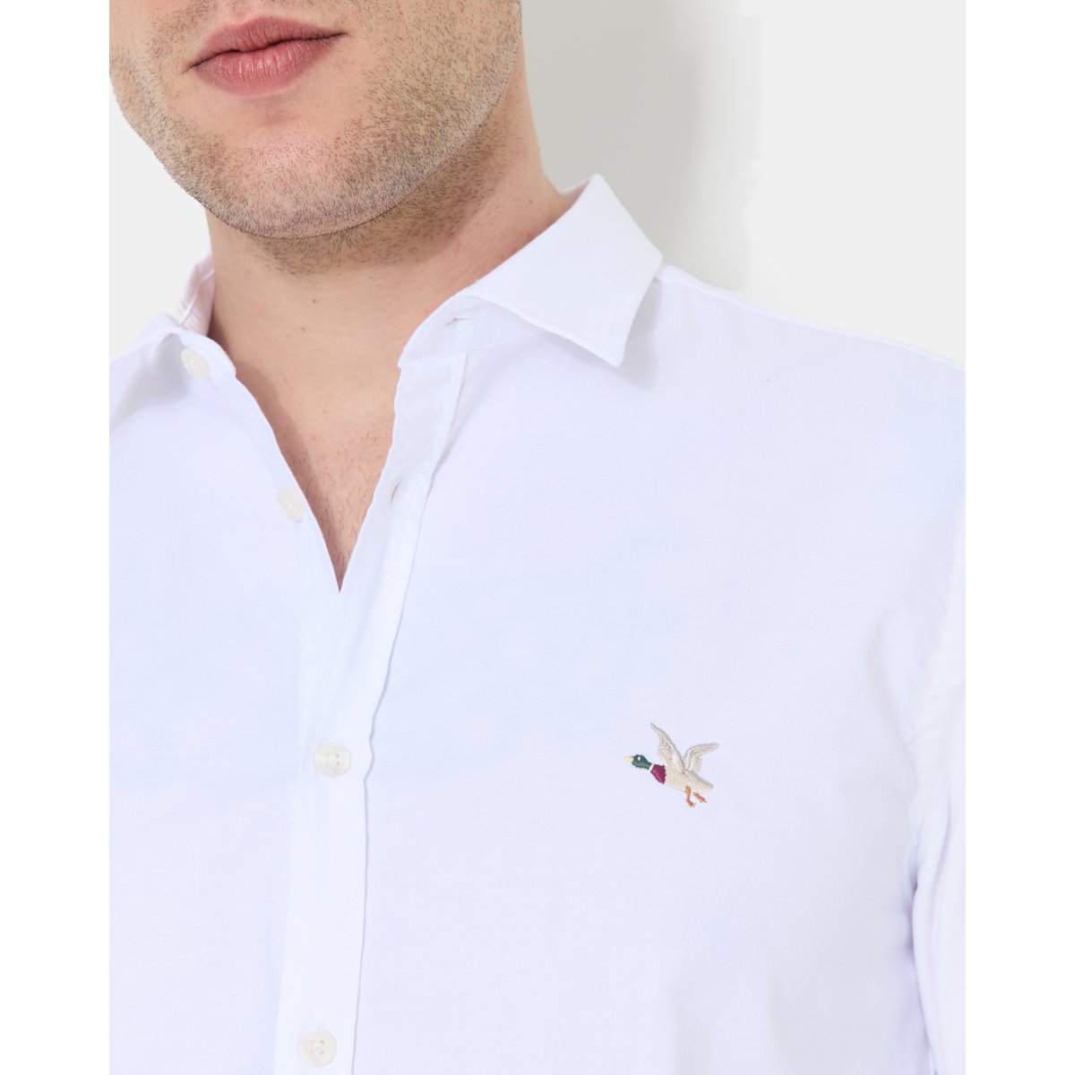 Chemise en coton DOX blanc, CHEVIGNON