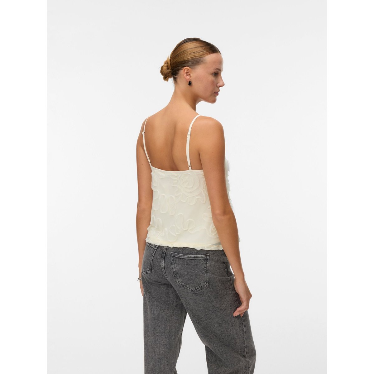Top beige - pistachio shell, VERO MODA