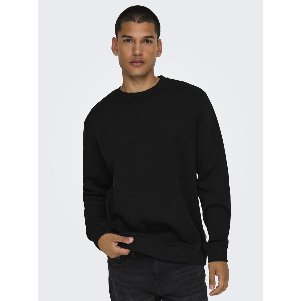 Sweat-Shirt black 1, ONLY & SONS