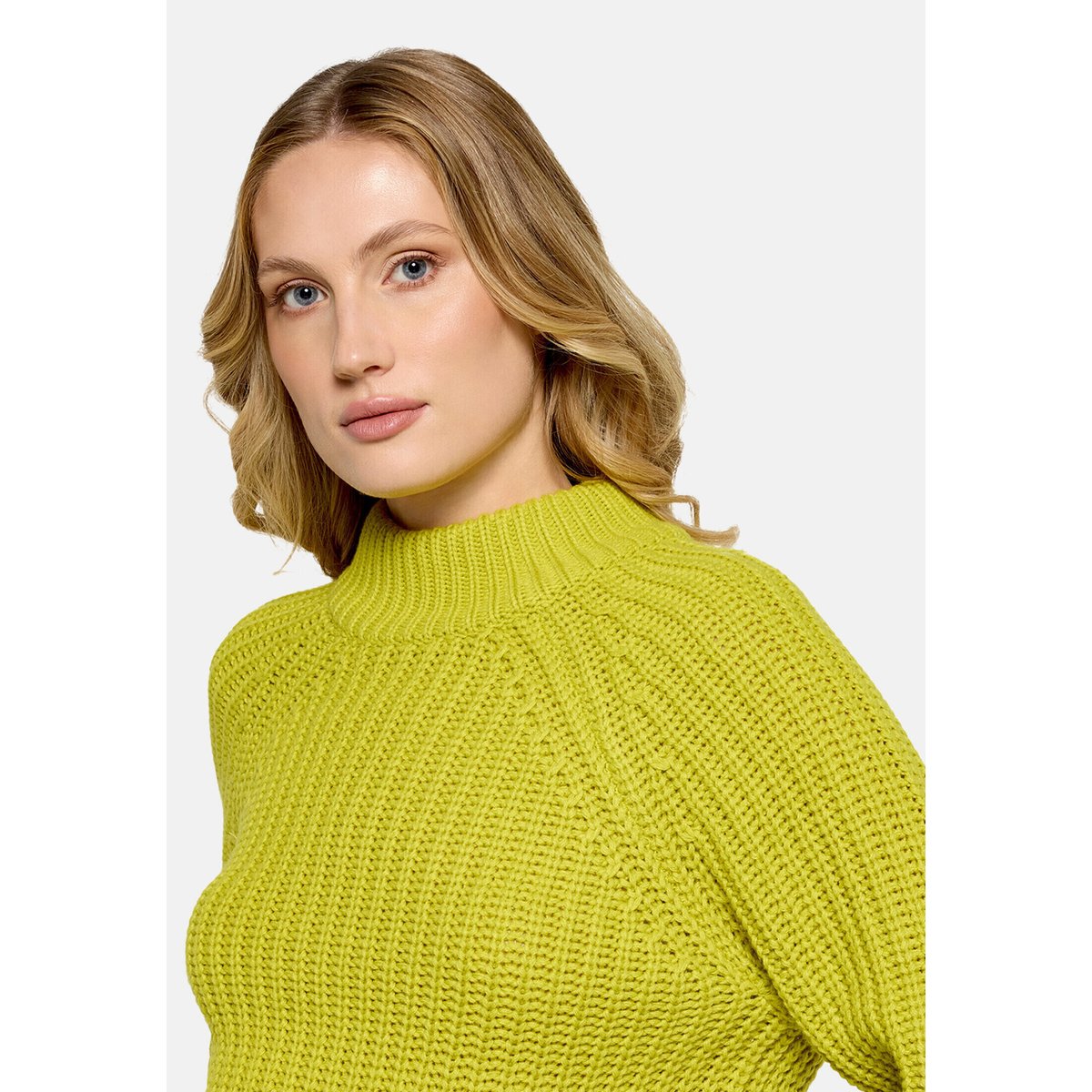 Pull-over en grosse maille avec structure apple green, BETTY & CO