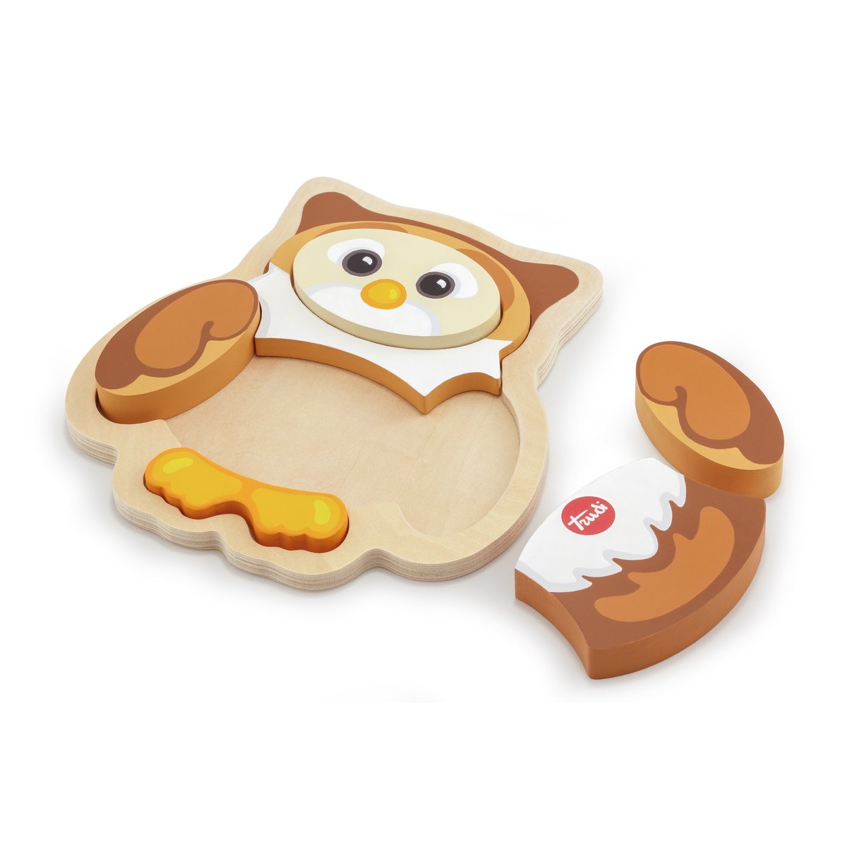 Puzzle Hibou Rinaldo marron, SEVI