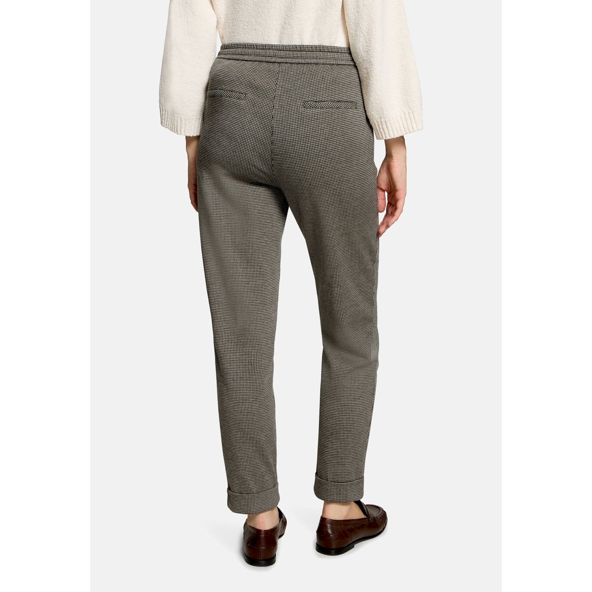 Pantalon à enfiler à motifs nature/black, BETTY & CO