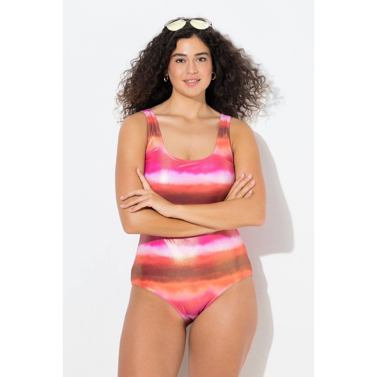 Maillot de bain sans bonnets souples poivron, ULLA POPKEN