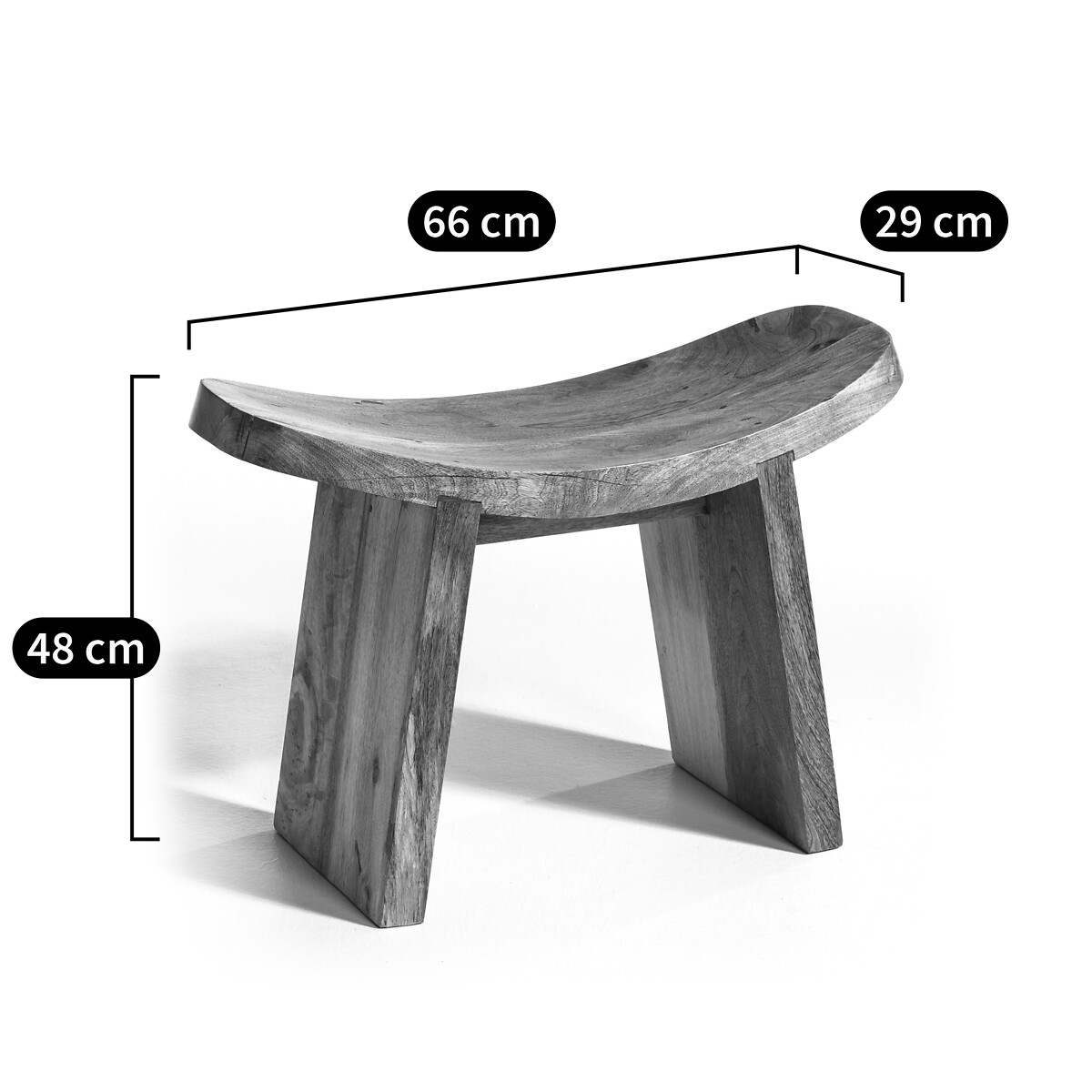 Tabouret de yoga, Fuyuka, grande hauteur naturel, AM.PM