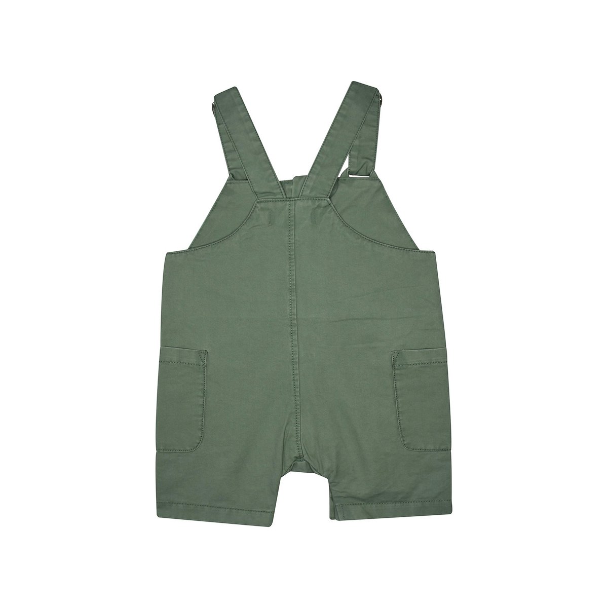Tshirt salopette lorenzo twill court bebe vert, SUCRE D'ORGE