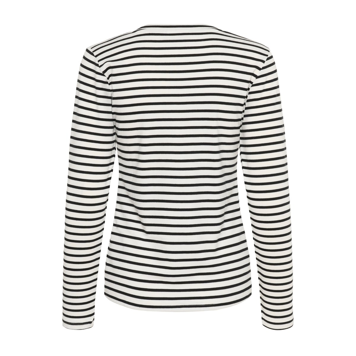 T-shirt à manches longues bland chalk/noir - pink heart, KAFFE