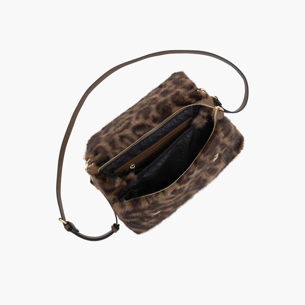 Sac multi poches léopard Tigra doré, LOLLIPOPS