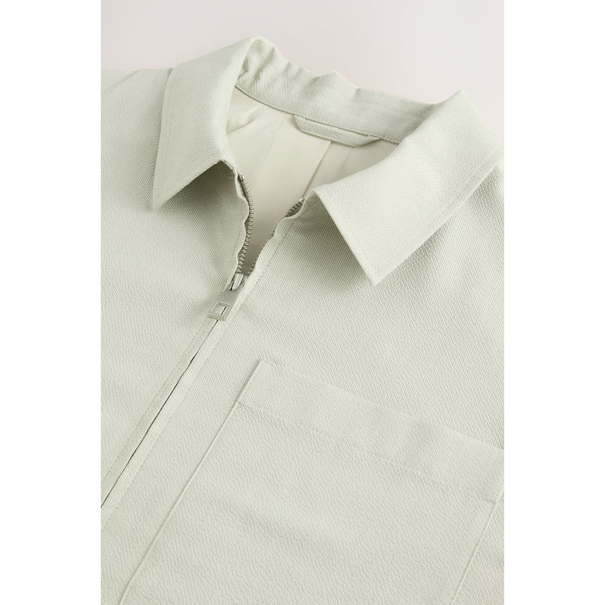Veste-chemise habillée à rayures vert sauge, NEXT