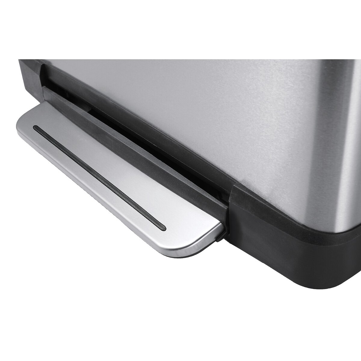 Balde de Pedal E-Cube 40L, EKO inox mate, EKO