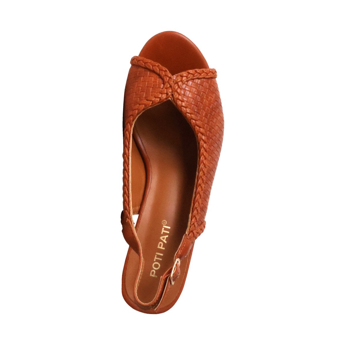 Escarpin à Talon Super Mode brique, ENZA NUCCI