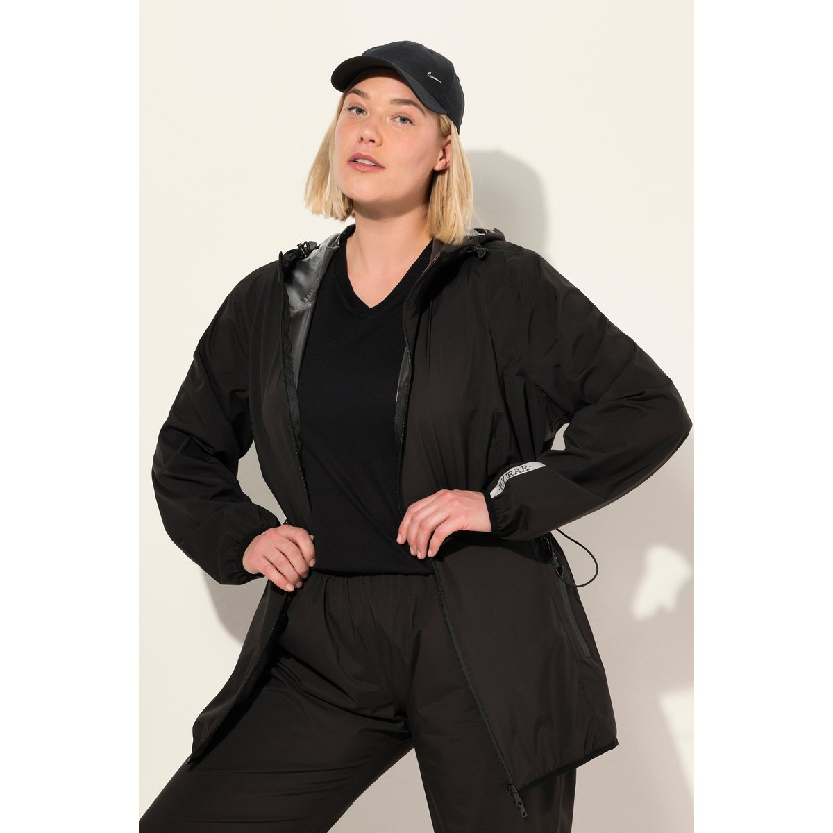 Veste de pluie imperméable noir, ULLA POPKEN