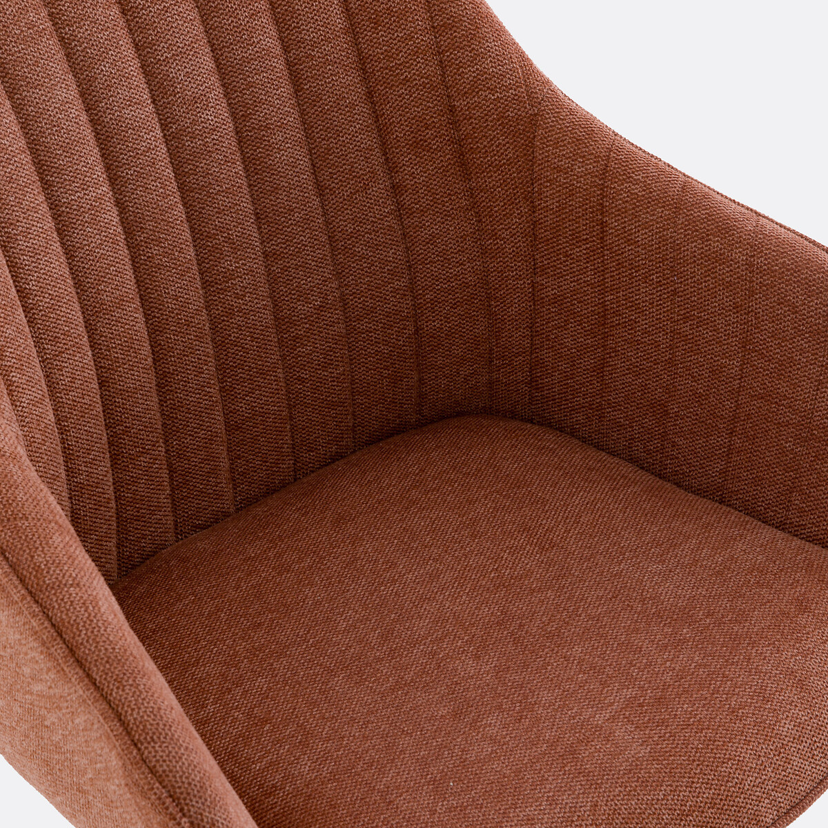 Draaibare bureaustoel Jimeo terracotta , LA REDOUTE INTERIEURS