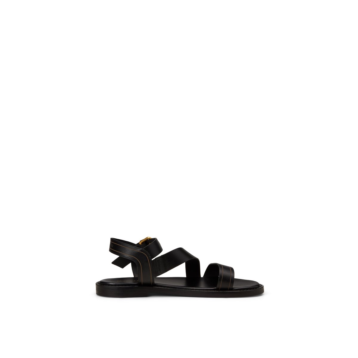 Sandale modèle Stina en cuir de vache noble schwarz, MARC O'POLO