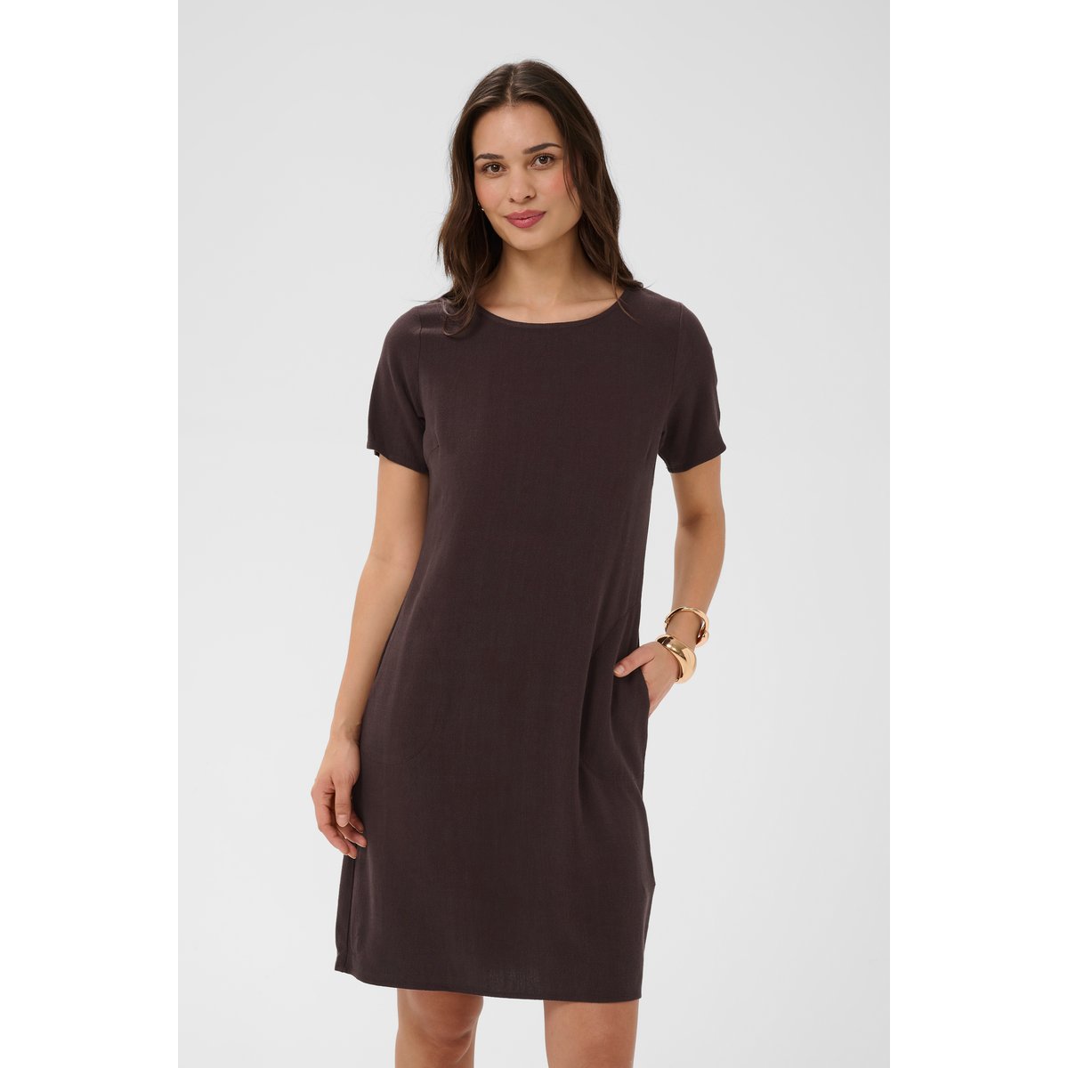 Robe marron black coffee, KAFFE