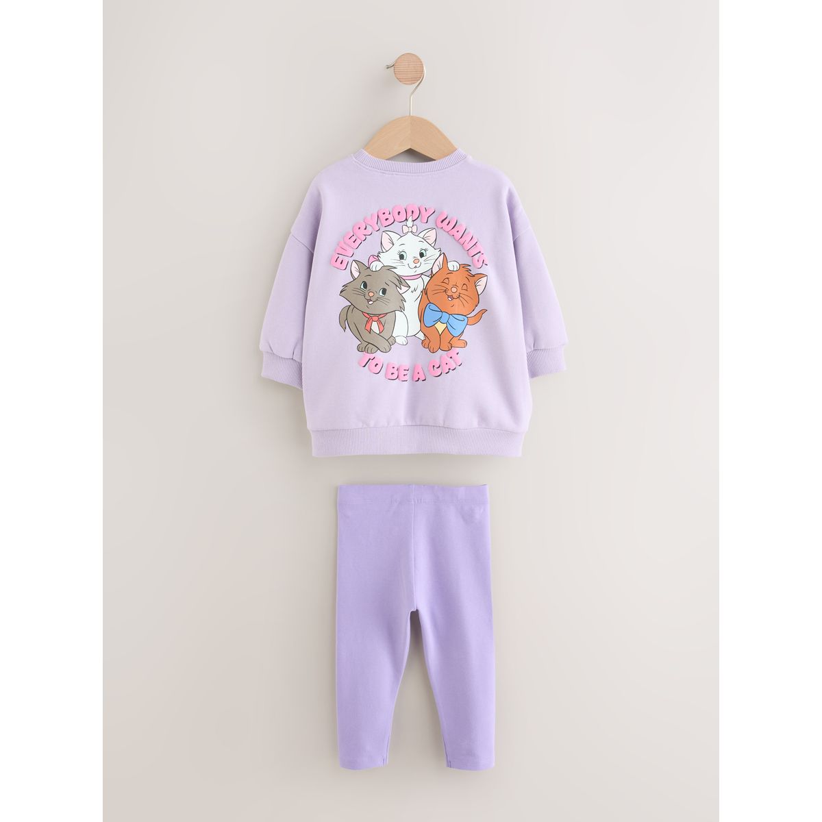 Ensemble legging et sweat aristochats disney violet lilas, NEXT