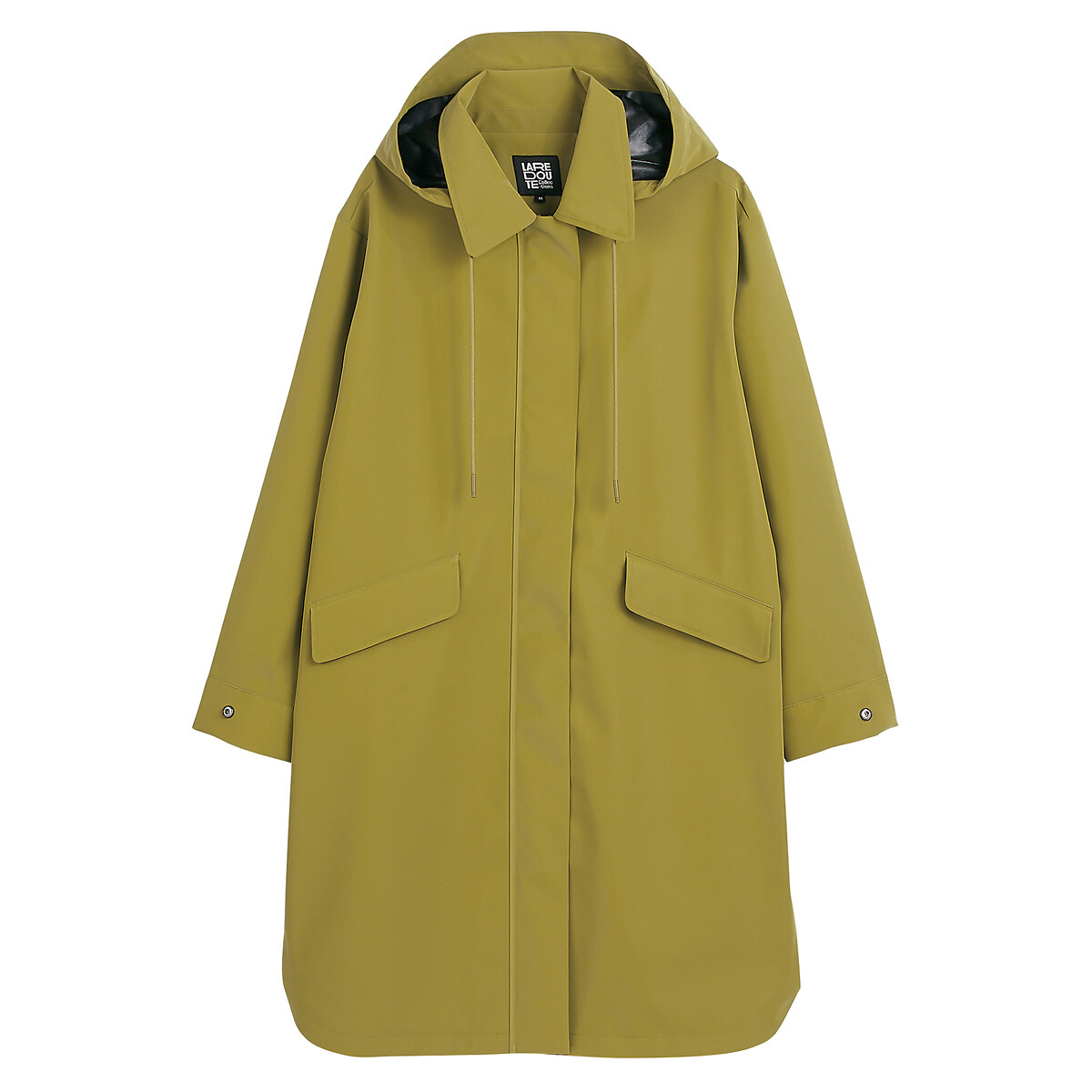 Ciré oversize à capuche, Signature PRISCA vert kaki, LA REDOUTE COLLECTIONS