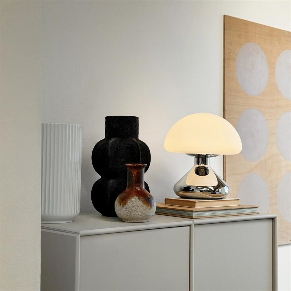 Lampe de table Trophy chrome, DYBERG LARSEN