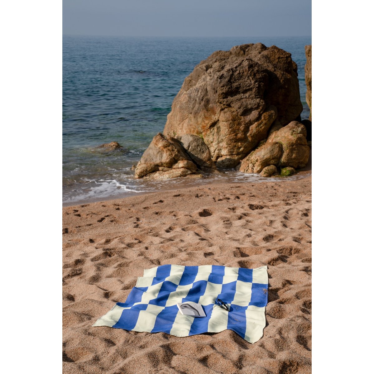 Serviette de plage SU lime & blue, NOO.MA