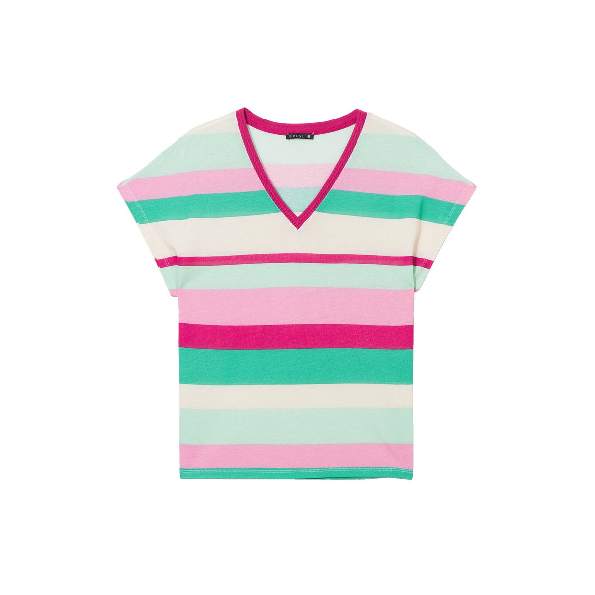 T-shirt manches courtes rose, BREAL