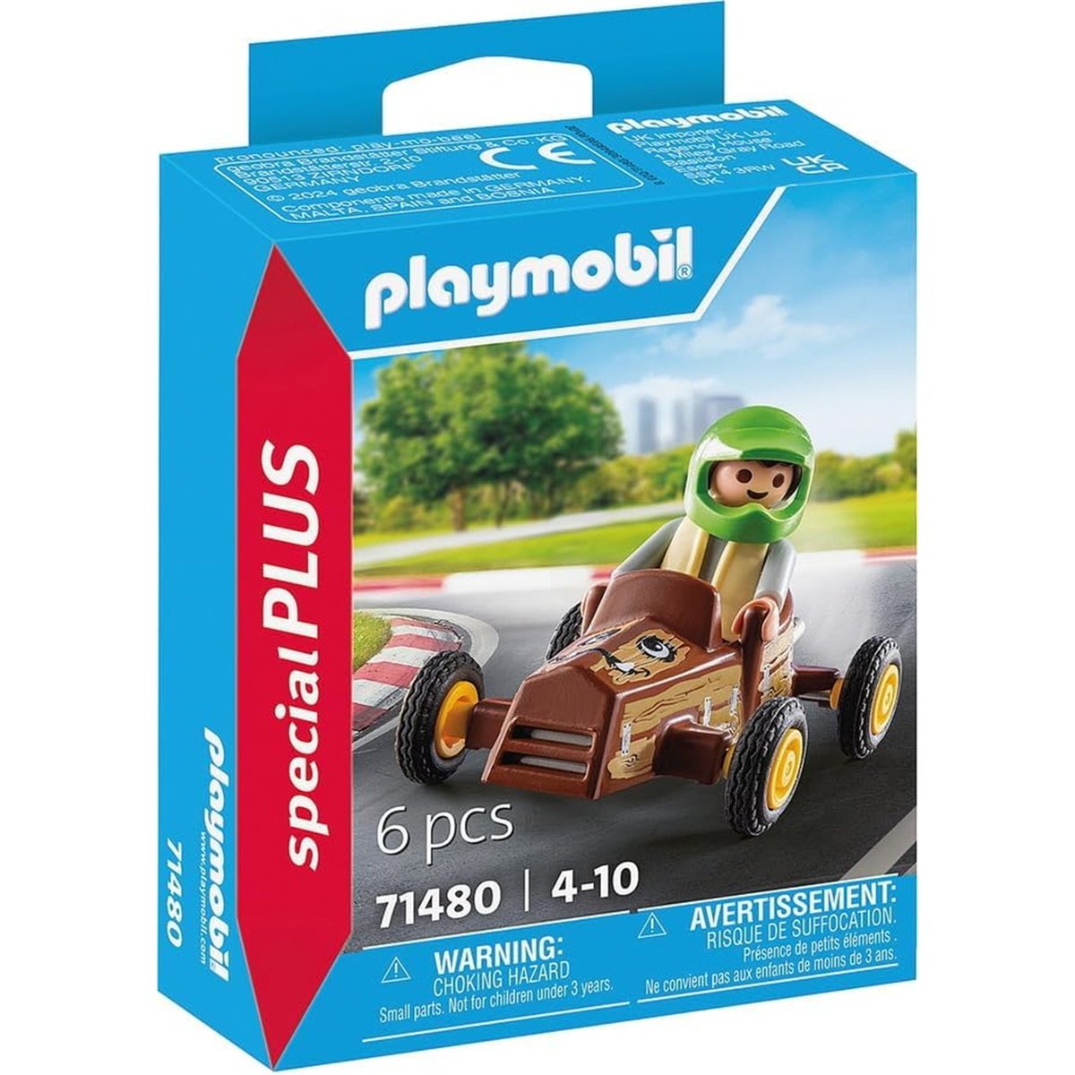 Enfant avec Voiture de Karting multicolore, PLAYMOBIL