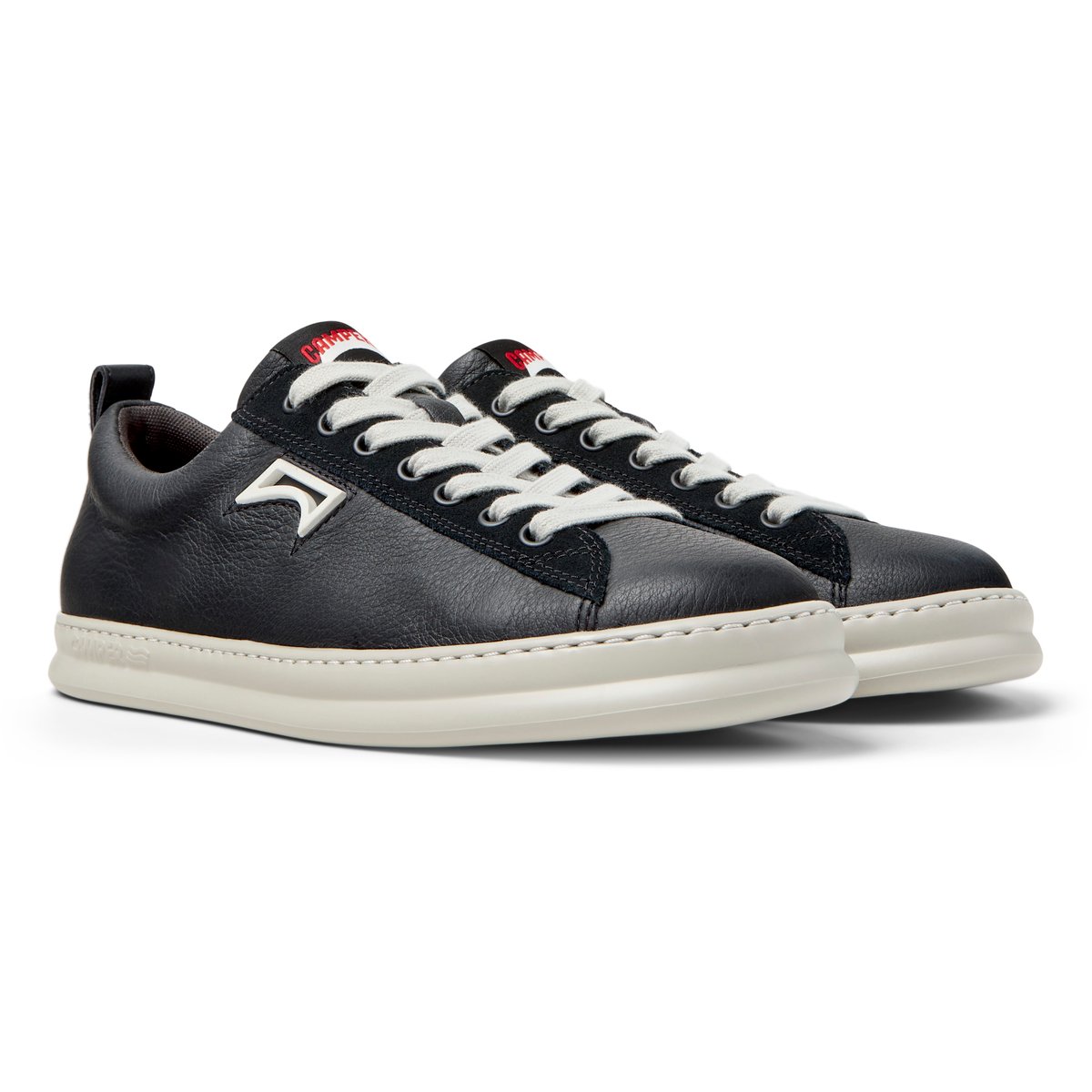 Baskets Runner Four Smooth Leather noir, CAMPER
