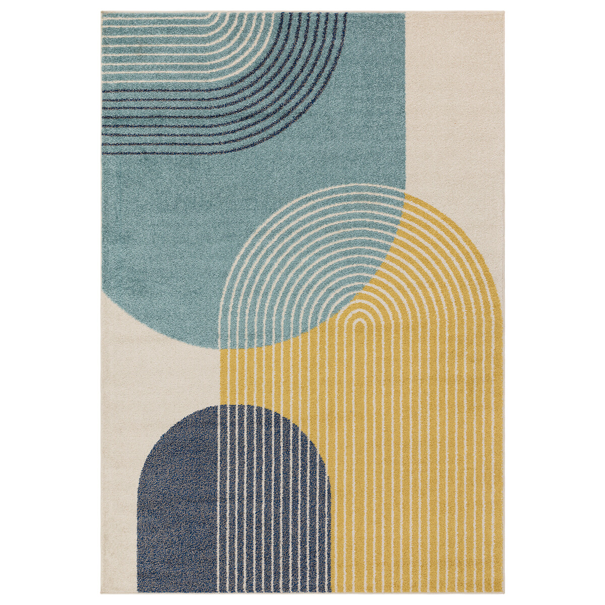 Retro Flatweave Rug blue, SO'HOME