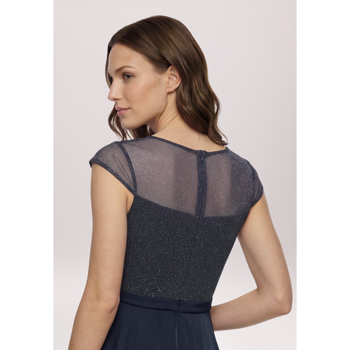 Robe de cocktail manches courtes night sky, VERA MONT
