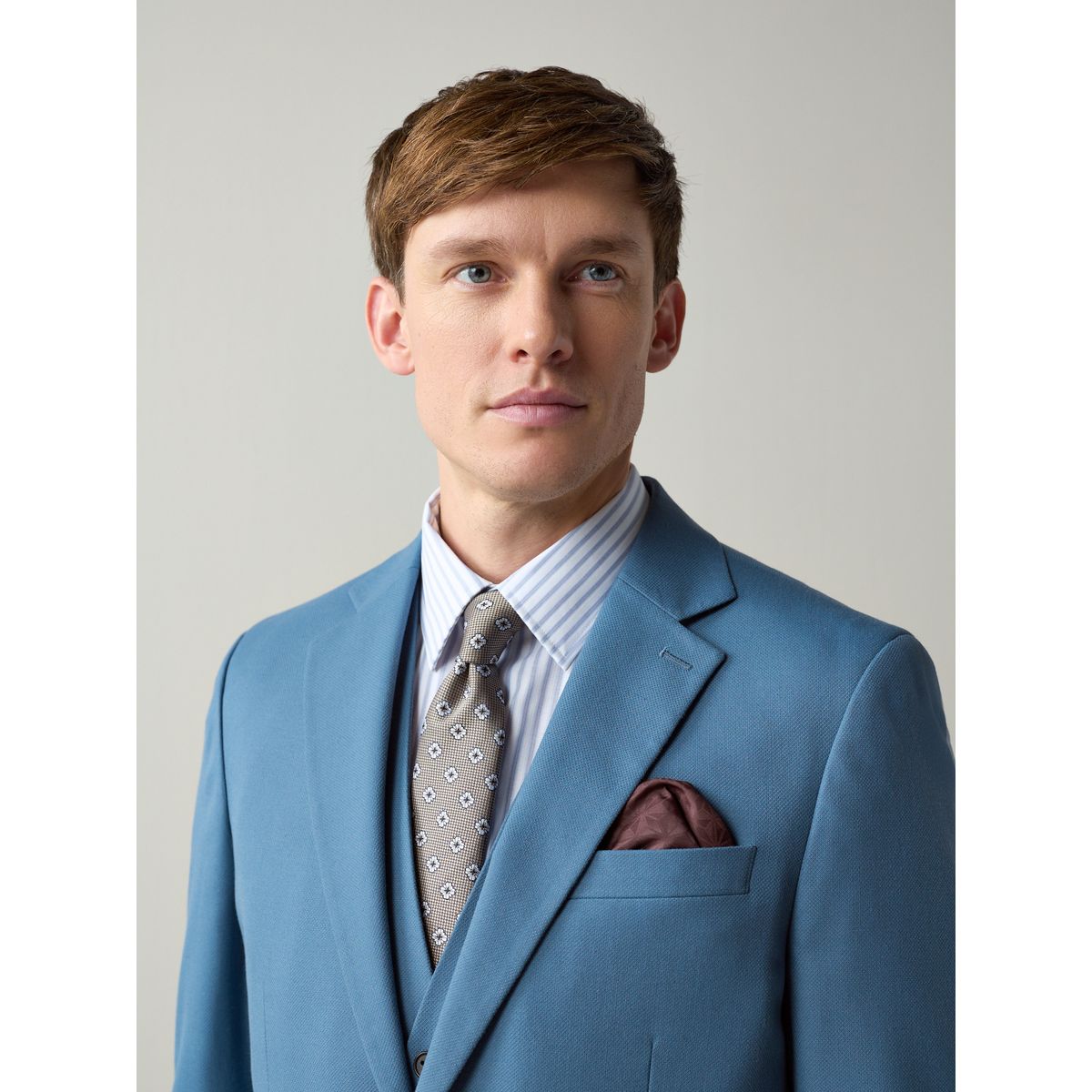 Veste de costume texturée bleu, NEXT