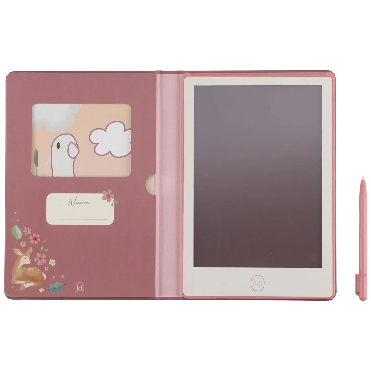 Tablette à dessin rose, multicolore, LITTLE DUTCH