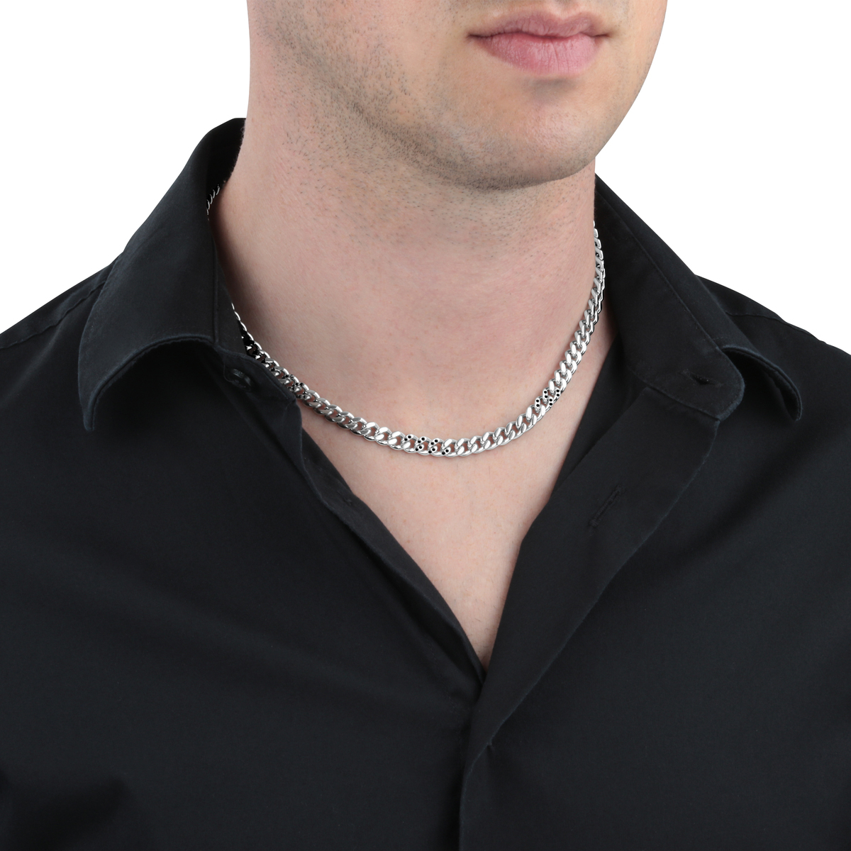 Collier en acier VELA argent, MORELLATO