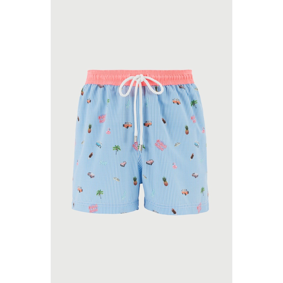 Short de bain imprimé Californie bleu, ARTHUR