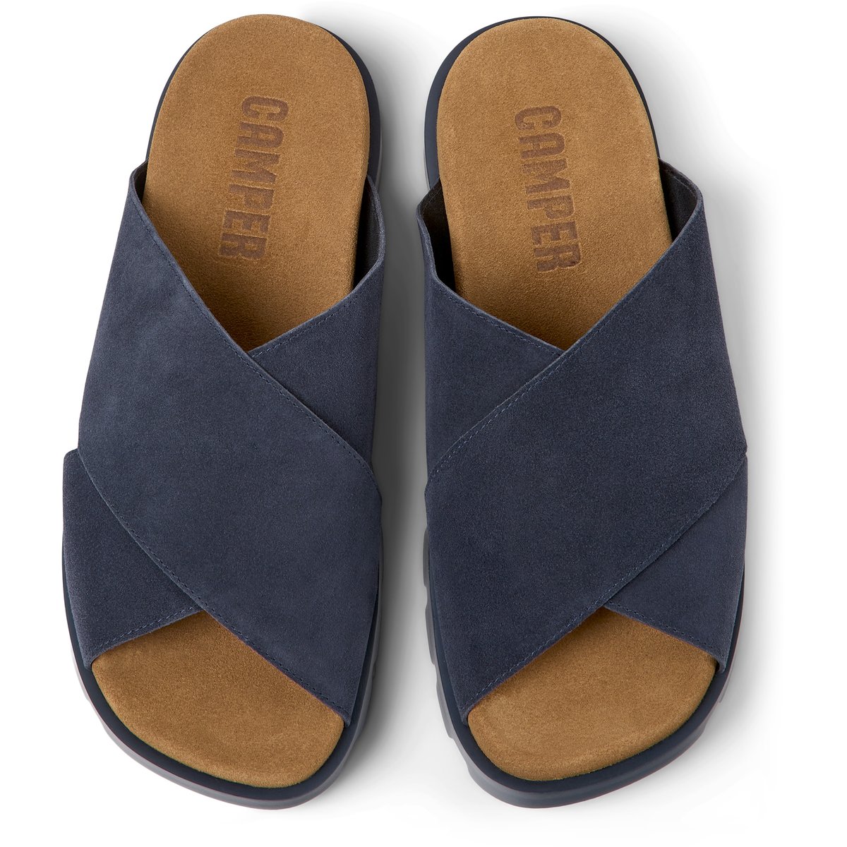 Sandales Brutus cuir marine, CAMPER