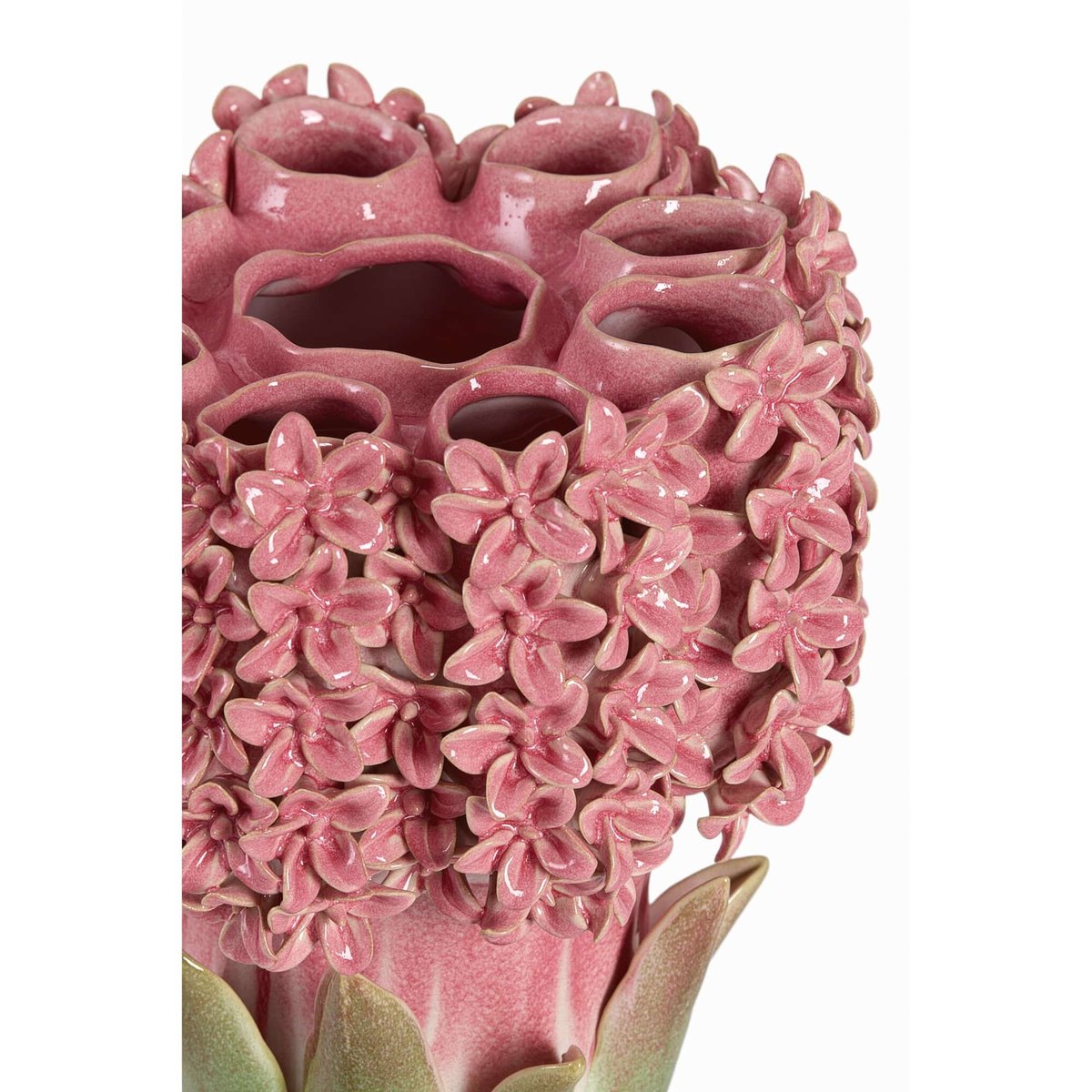 Vase Céramique FLOWER rose, LIGHT & LIVING 
