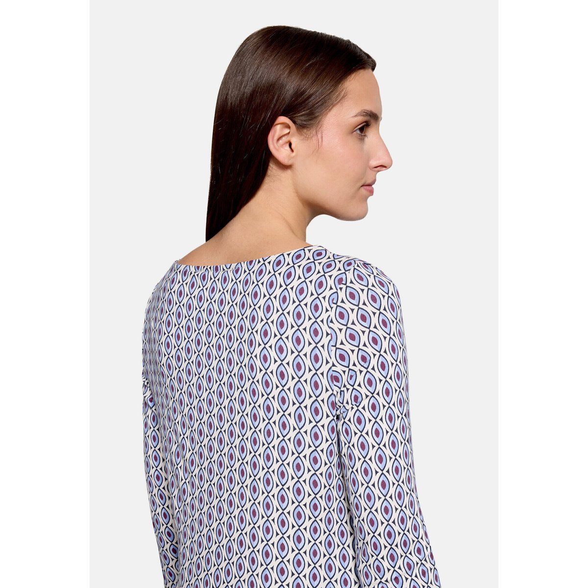 T-shirt basique à encolure bateau red/blue, BETTY BARCLAY