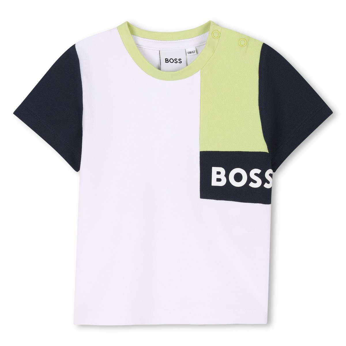 T-shirt à manches courtes blanc, BOSS KIDSWEAR