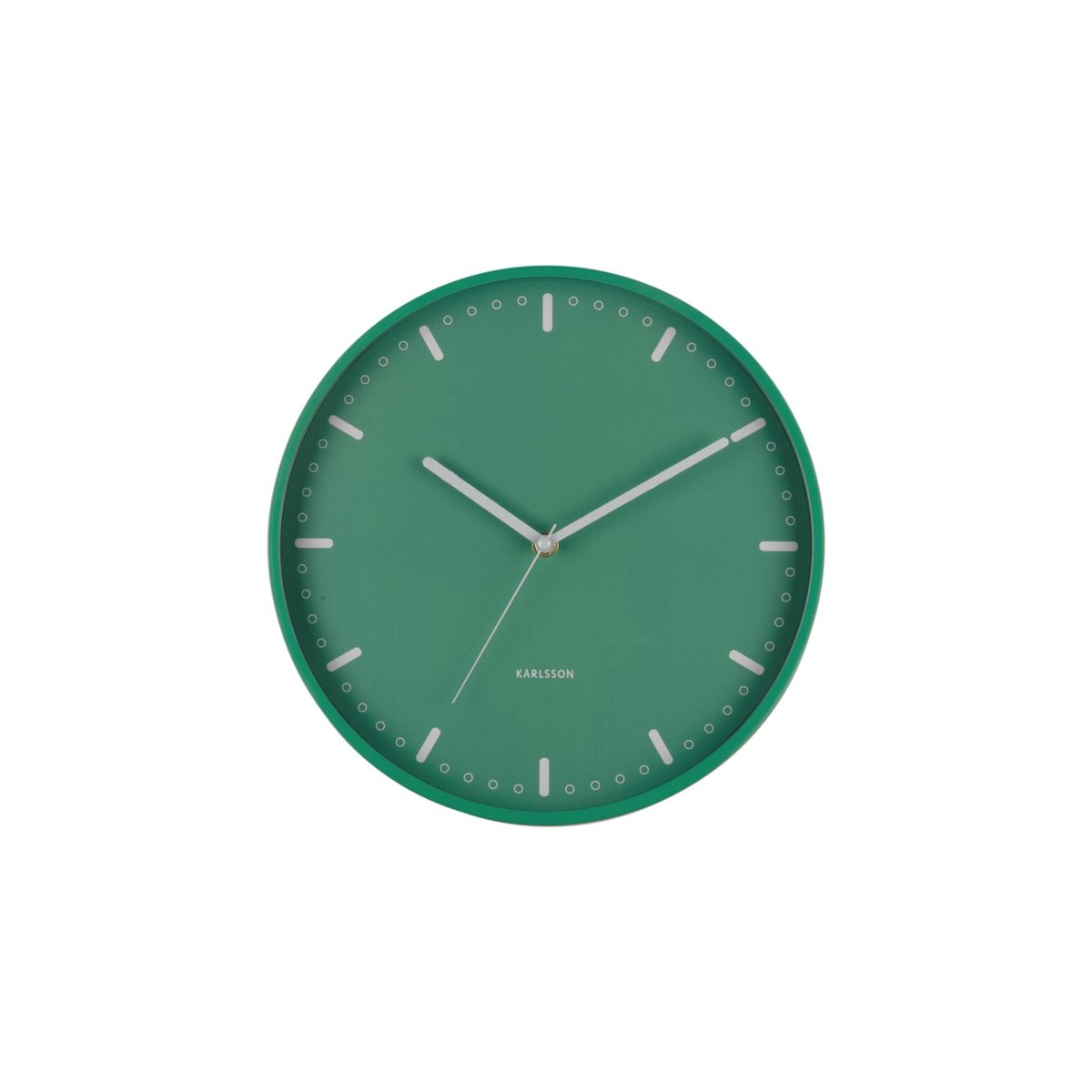 Horloge Murale Aluminium COOL RETRO vert rétro, KARLSSON