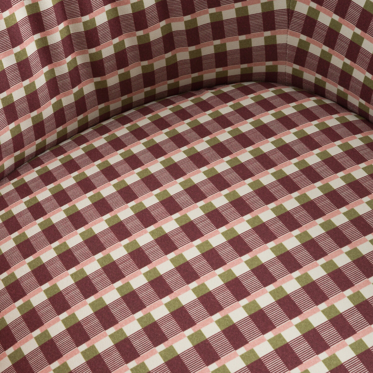 Fauteuil, 1 place, imprimé motif géométrique, LANDINE imprimé, LA REDOUTE INTERIEURS