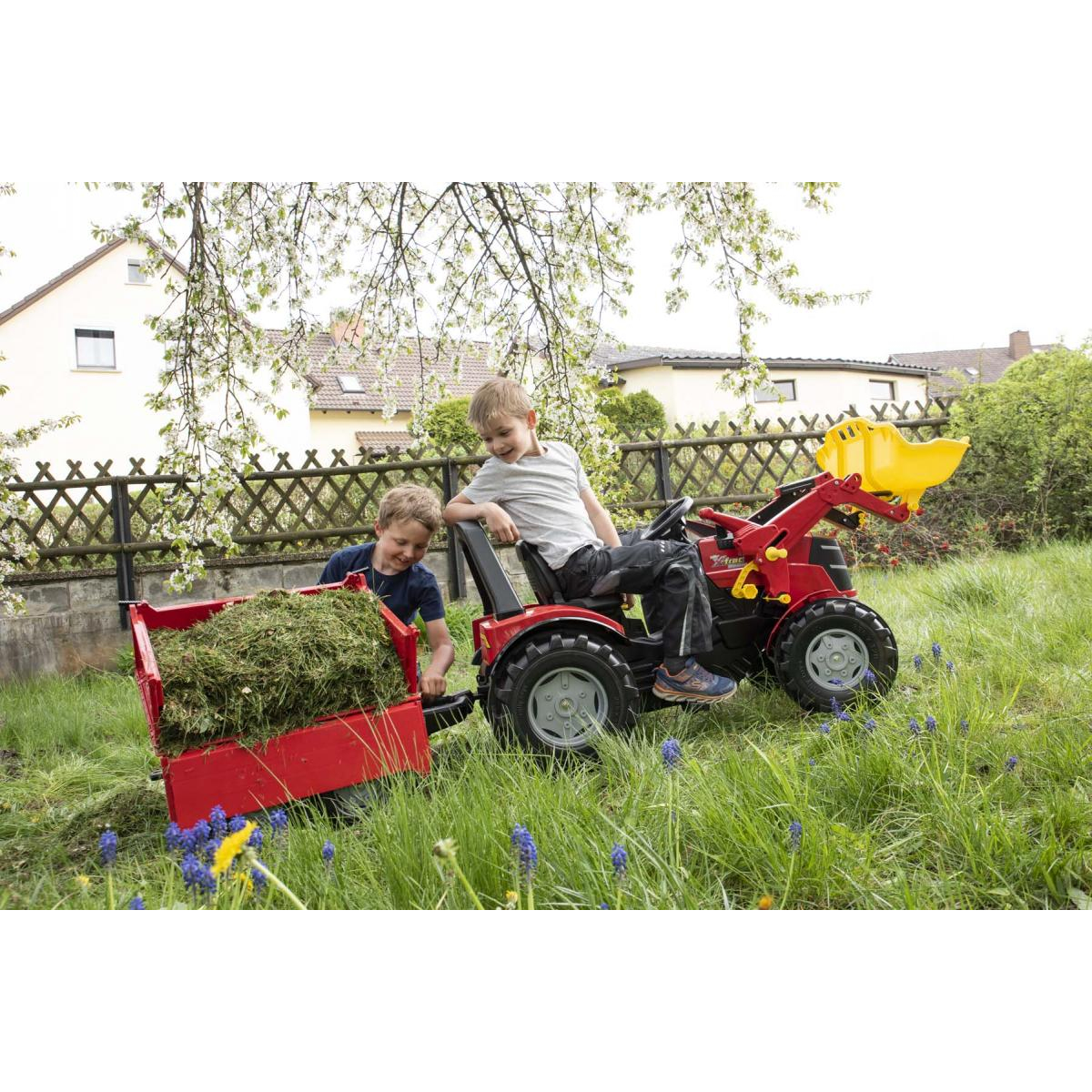 Remorque rollyMega rouge, ROLLY TOYS