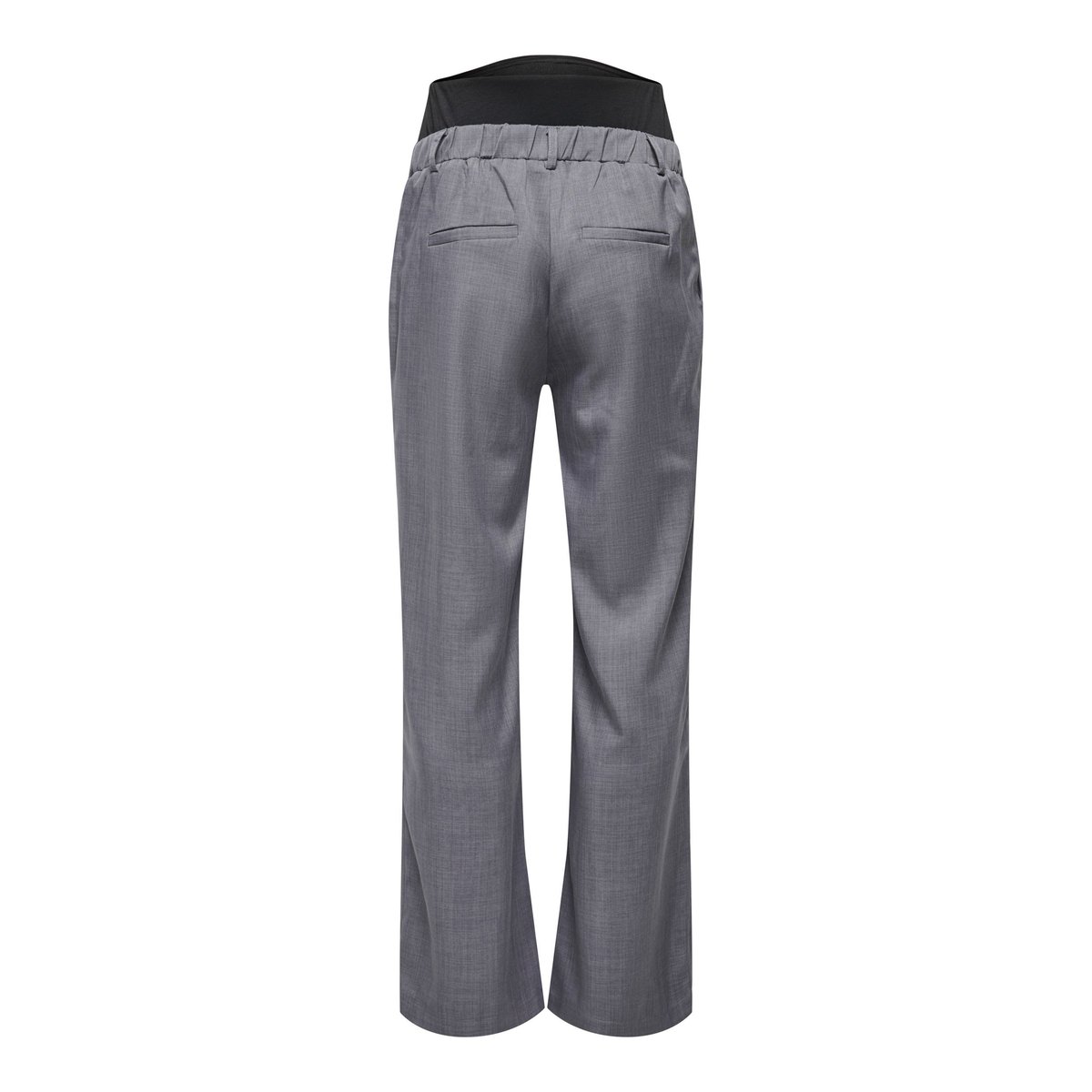 Pantalon À Jambe Large dark grey melange 1, ONLY