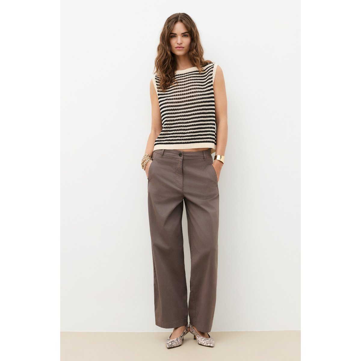 Pantalon Paragon marron, CAROLL