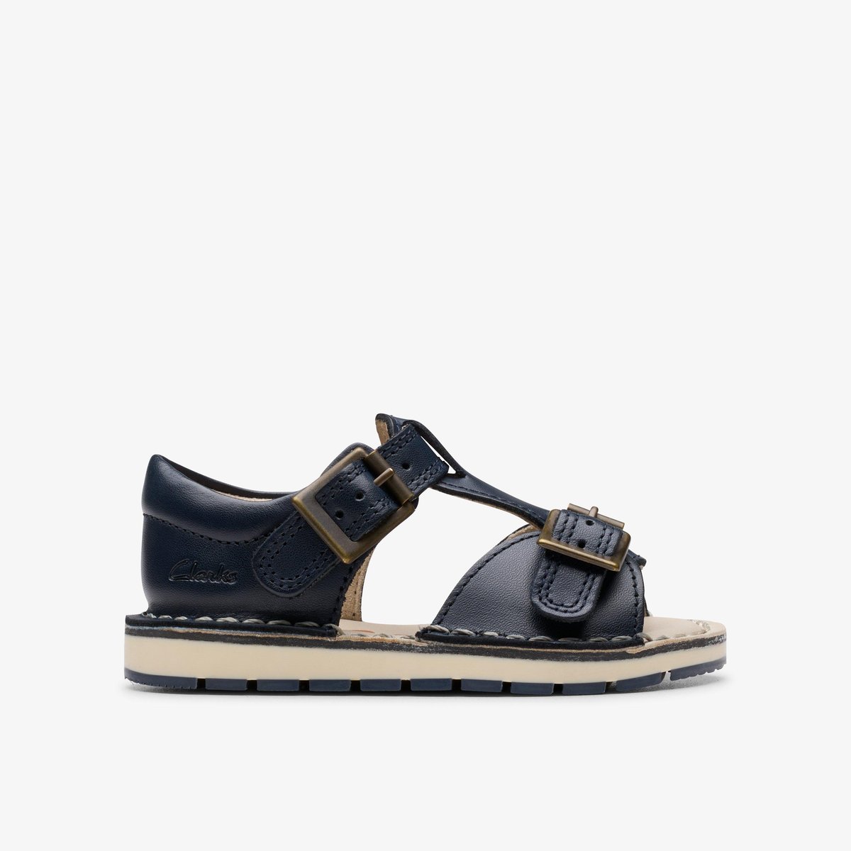 Sandales Cuir PLAYSUN REEF T bleu, CLARKS