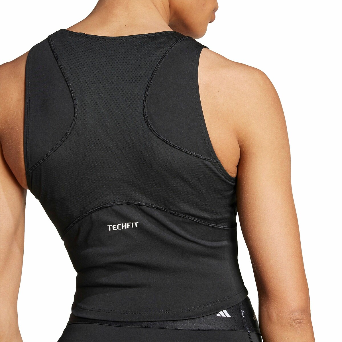 Top corto da training TECHFIT nero , adidas Performance