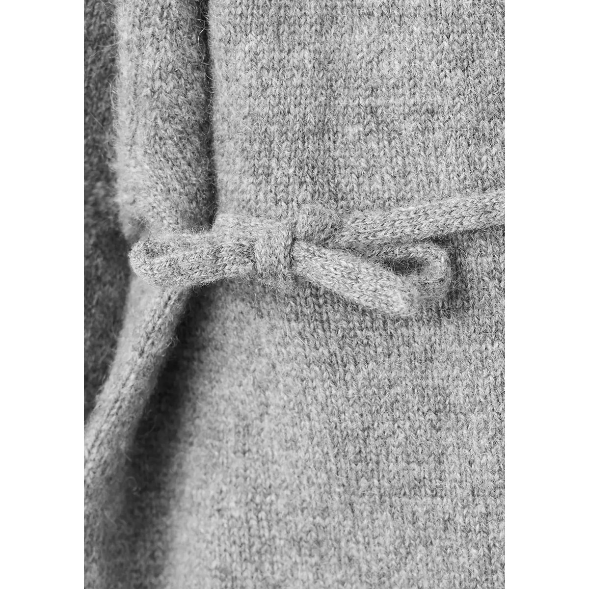 Combinaison pyjama 100 % cachemire à design croisé gris, MANGO HOME